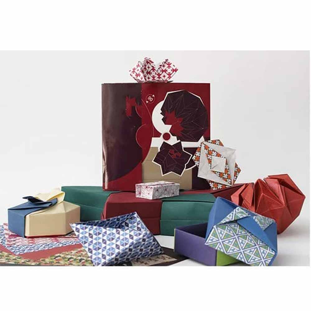 کاغذ اوریگامی دو رو رنگی بسته 50 برگی