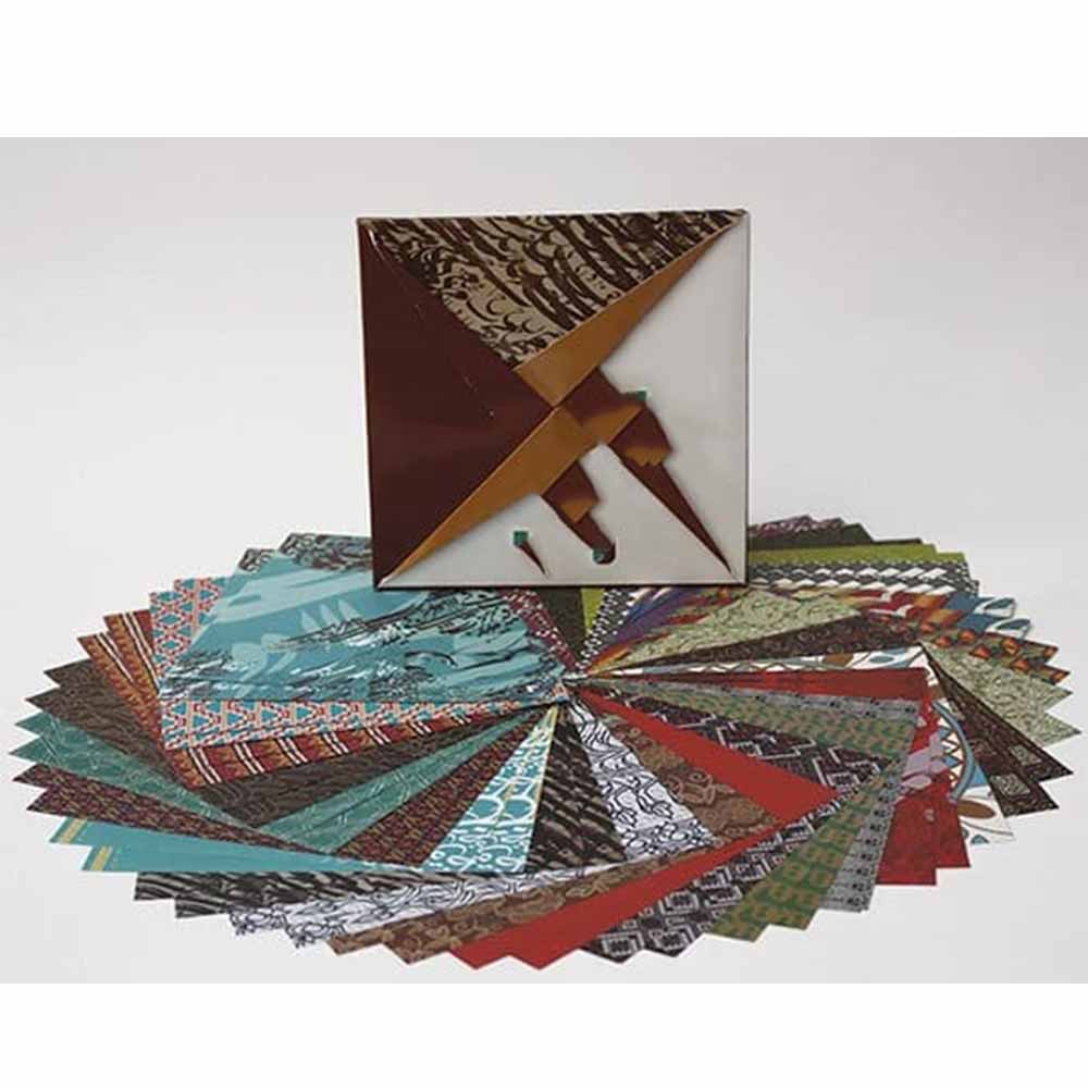 کاغذ اوریگامی دو رو رنگی بسته 50 برگی