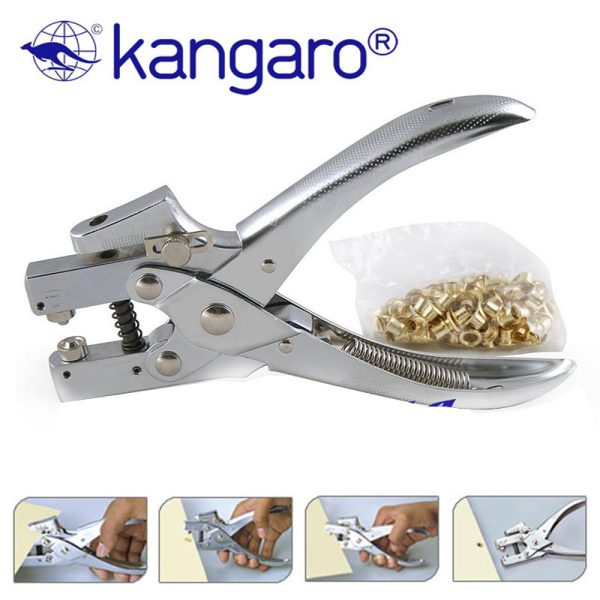دستگاه پانچ و پرچ کن دستی کانگرو مدل Kangaro EP-20 با 100 عدد پرچ