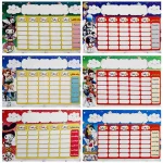 برنامه هفتگی مدرسه طرح کارتونی