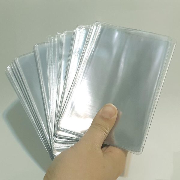 کاور پلاستیکی کارت سایز 7 × 10 سانتی متر بسته 100 عدد