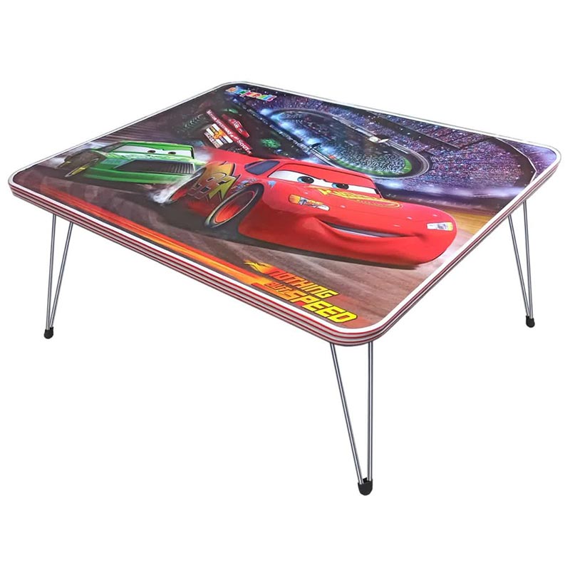 میز تحریر تاشو فانتزی پارس طرح کارتونی سایز 70 چوبی