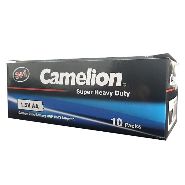 باتری قلمی کملیون مدل Camelion Super Heavy Duty AA بسته 4 عددی