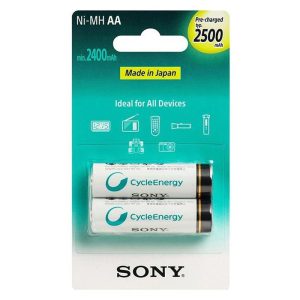 باتری شارژی قلمی سونی مدل Sony NI-MH AA 2500mAh (جفتی)