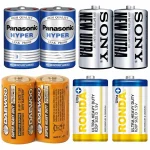 باتری سایز متوسط مدل C بسته دو عددی 1.5 ولت