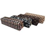 جامدادی باریک تک زیپ مکعبی طرح کلاسیک