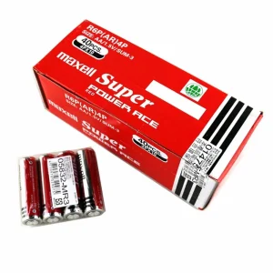 باتری قلمی مکسل مدل MAXELL SUPER POWER ACE RED بسته 40 عددی