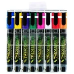 ماژیک گلس برد چند منظوره (ماژیک گچی شیشه) بسته 8 عددی