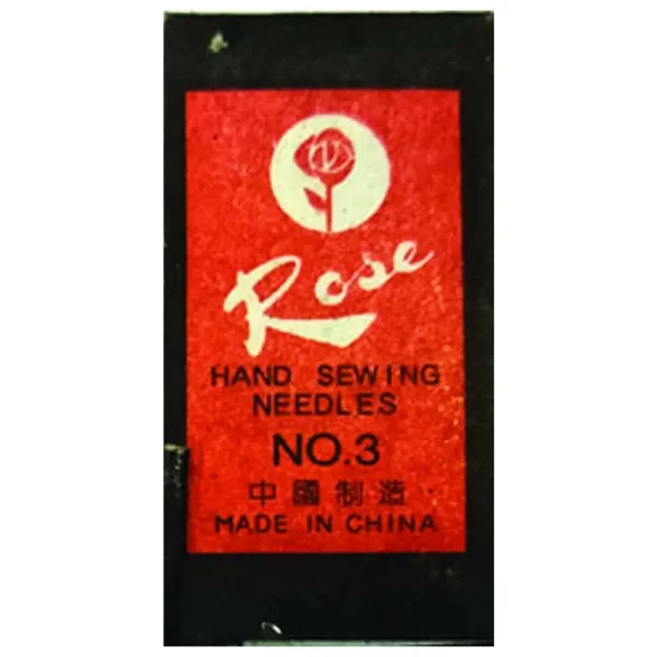 سوزن خیاطی دستی مدل رز Rose سایز 3 بسته 20 عددی