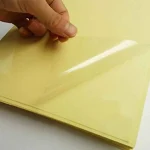 کاغذ پشت چسب دار شفاف سایز A4 بسته 100 برگی