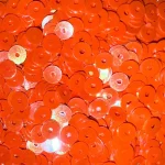 پولک تخت 5 میل نارنجی فسفری هولوگرامی بسته 25 گرمی
