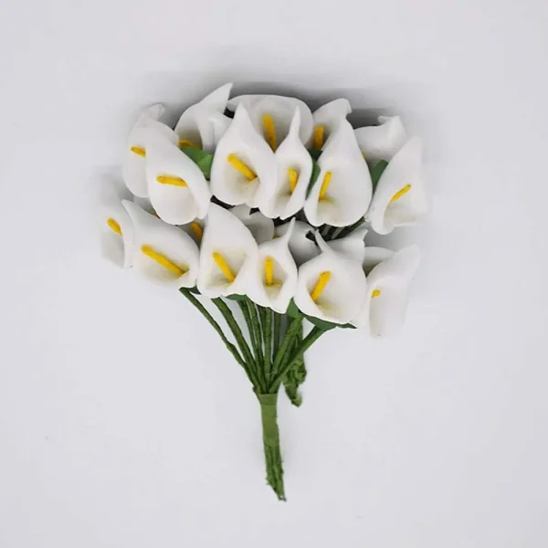 گل فومی شیپوری کوچک بسته 12 عددی