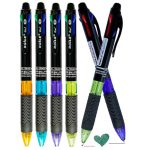 خودکار 4 رنگ بدنه مشکی بایلی مدل baile bl-190