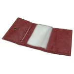 کیف کارت عابر بانک 8 خانه و جای پول دکمه دار چرمی