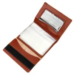 کیف کارت، مدارک و اسکناس 8 برگ چسبی با جلد چرمی