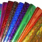 کاغذ کادو لیزری طرح دار بسته 50 برگی