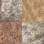 کاغذ کادو کرافت طرح فونت فارسی بسته 50 برگی