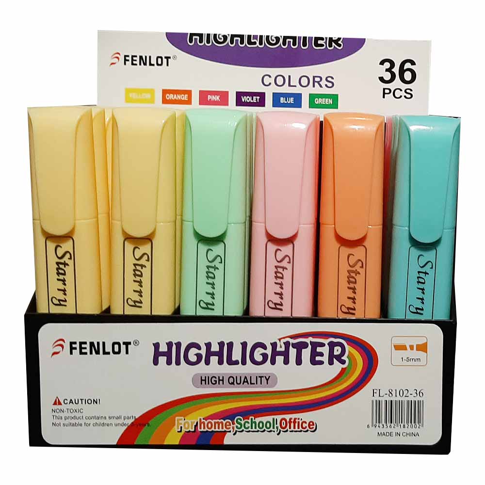 ماژیک علامت زن (هایلایتر) پاستلی مدل کلاسیک