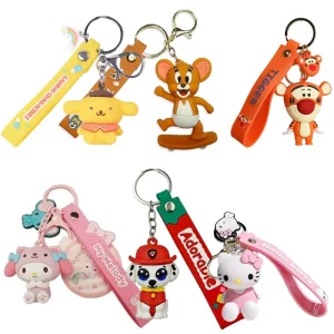 جا کلیدی سیلیکونی فانتزی طرح دخترانه