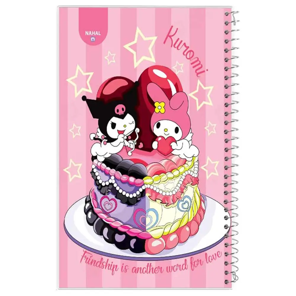 دفتر نقاشی 40 برگ سیمی کرومی مدل نهال کد 3463