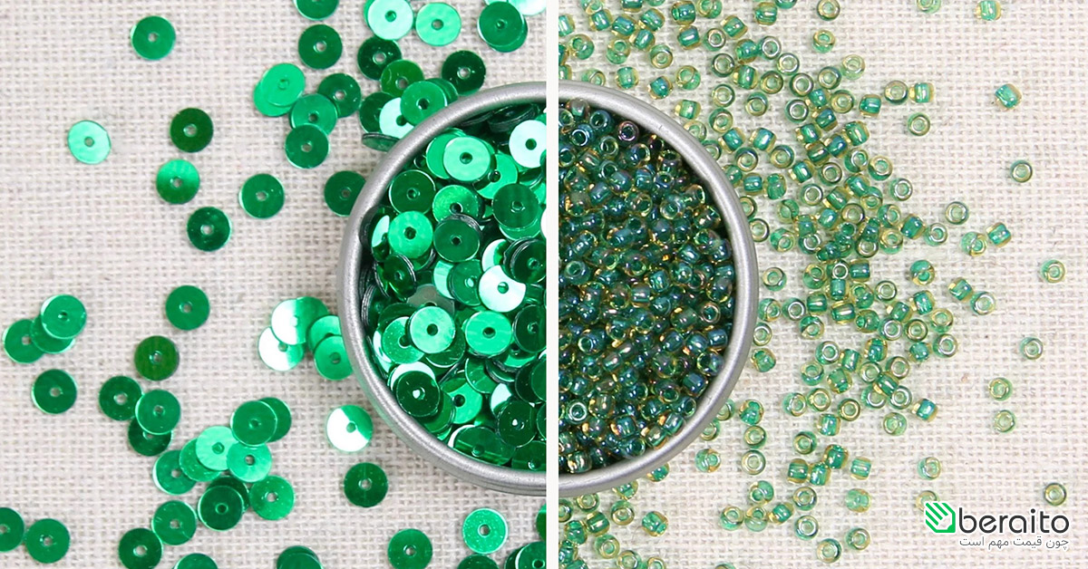 خرید منجوق، ملیله و پولک