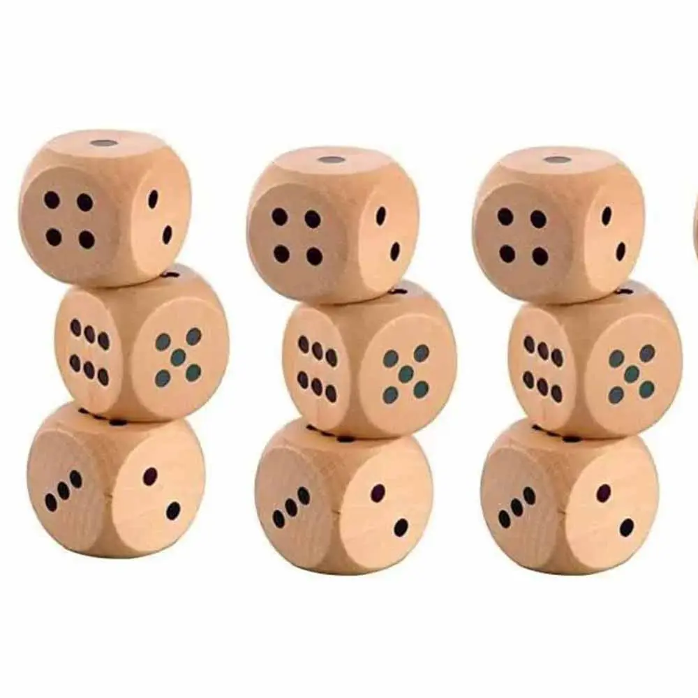 تاس بازی چوبی اعلاء بسته 2 عددی