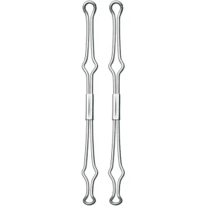 گیره کاغذ استیل (چفت سیمی) مناسب قفل زونکن دو و چهار حلقه بسته 2 عددی